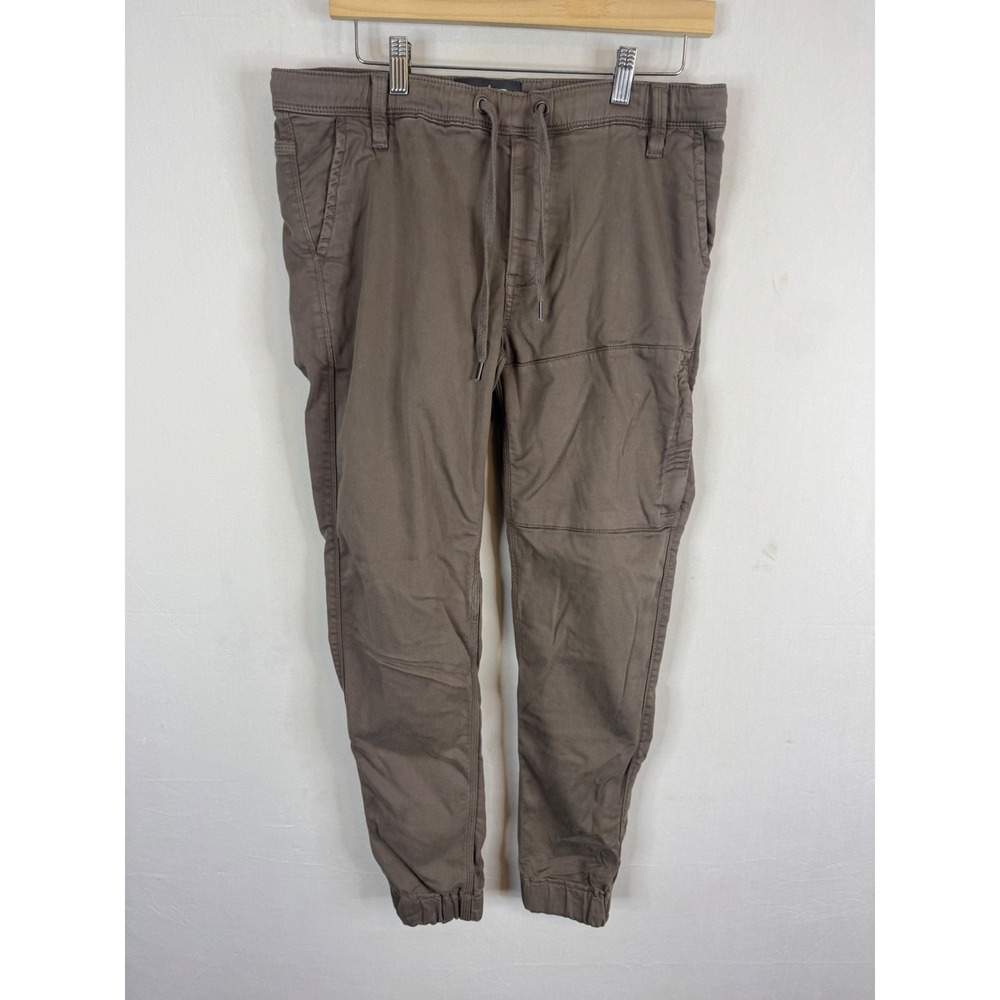 DU/ER‎ N2X Slim Fit Joggers Mens 31x29 Taupe Brown Performance Pant Drawstring